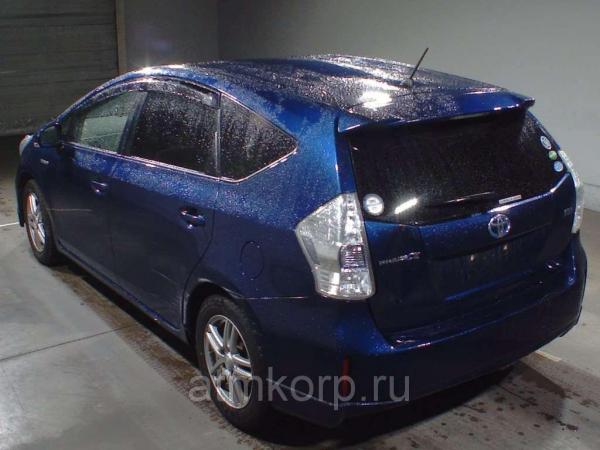 Минивэн гибрид TOYOTA PRIUS ALPHA цвет темно-синий хамелеон — фото 2